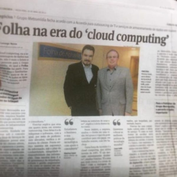 Vinicius Cezar possibilitou a migração de diversas empresas para Cloud Computing. Foi um dos primeiros empresários no Brasil a identificar essa grande tendência no Brasil